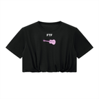 Women’s Crop Bubble Hem T-Shirt