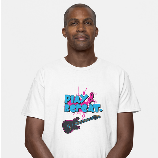Play & Repeat Guitar Tee